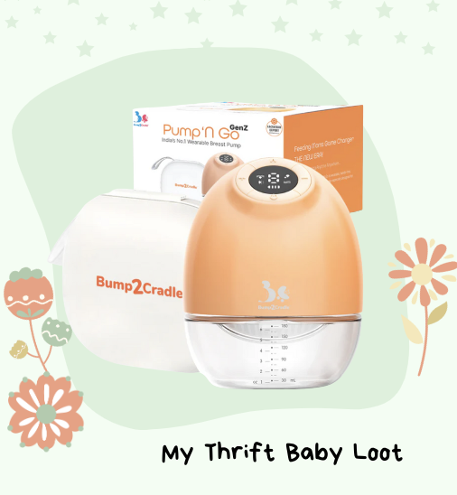 Preloved Bump2Cradle wearable breast pump